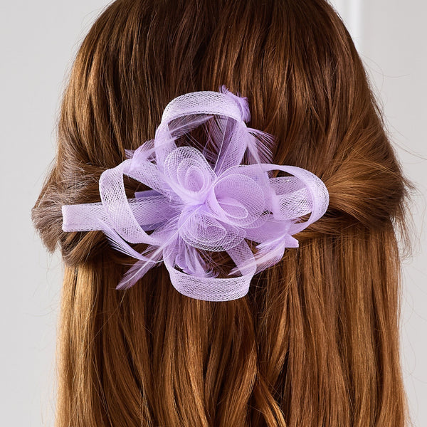 Jon Richard Lavender Small Fascinator Clip