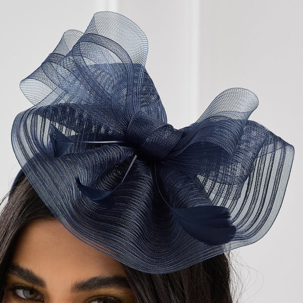 Jon Richard Navy Hat Fascinator