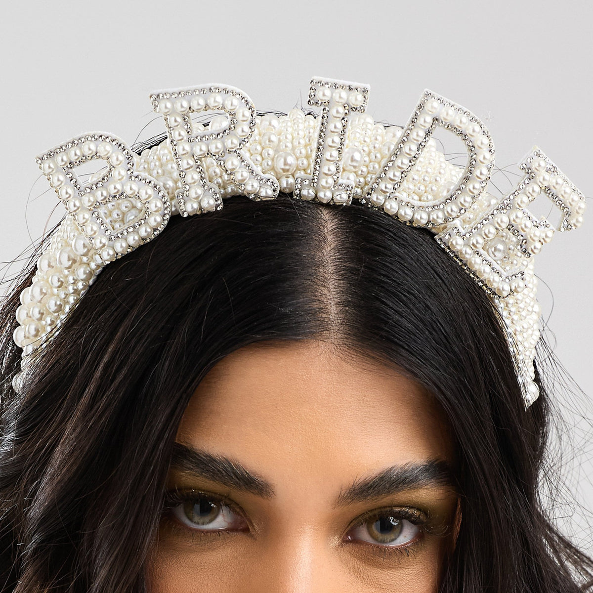 Jon Richard Bride Pearl Headband - Gift Pouch