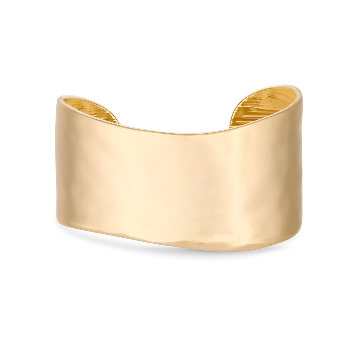Jon Richard Gold Plated Hammered Cuff Bracelet