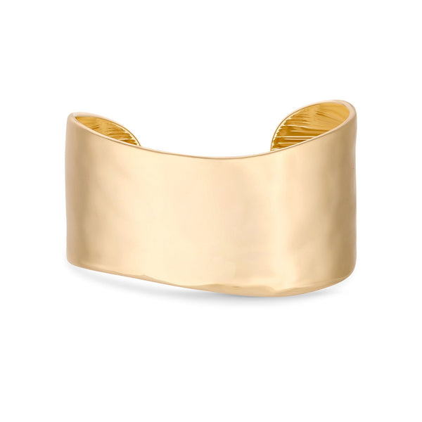 Jon Richard Gold Plated Hammered Cuff Bracelet