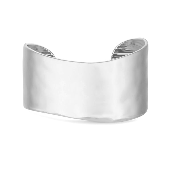 Jon Richard Silver Plated Hammered Cuff Bracelet