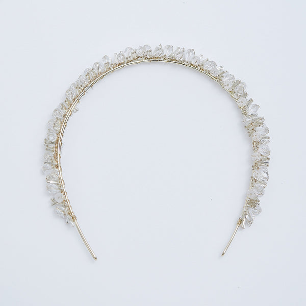 Jon Richard Gold Plated Embellished Bead Headband - Gift Pouch