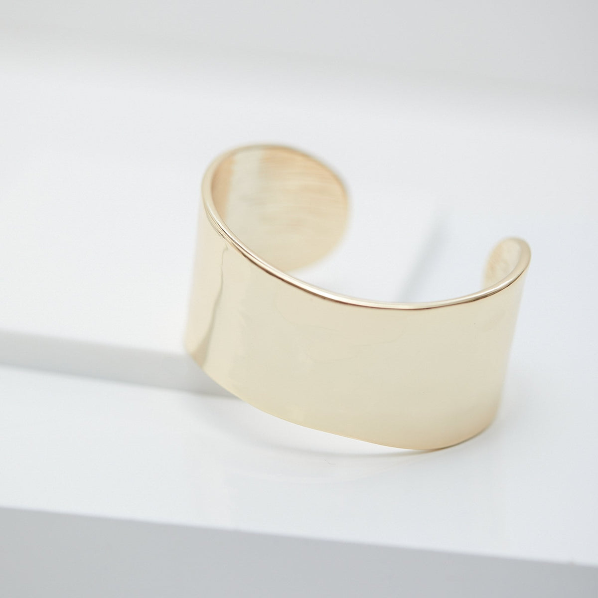 Jon Richard Gold Plated Hammered Cuff Bracelet