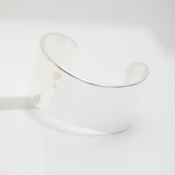 Jon Richard Silver Plated Hammered Cuff Bracelet