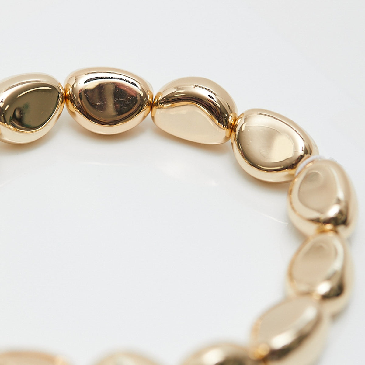 Jon Richard Gold Plated Polished Nugget Bracelet