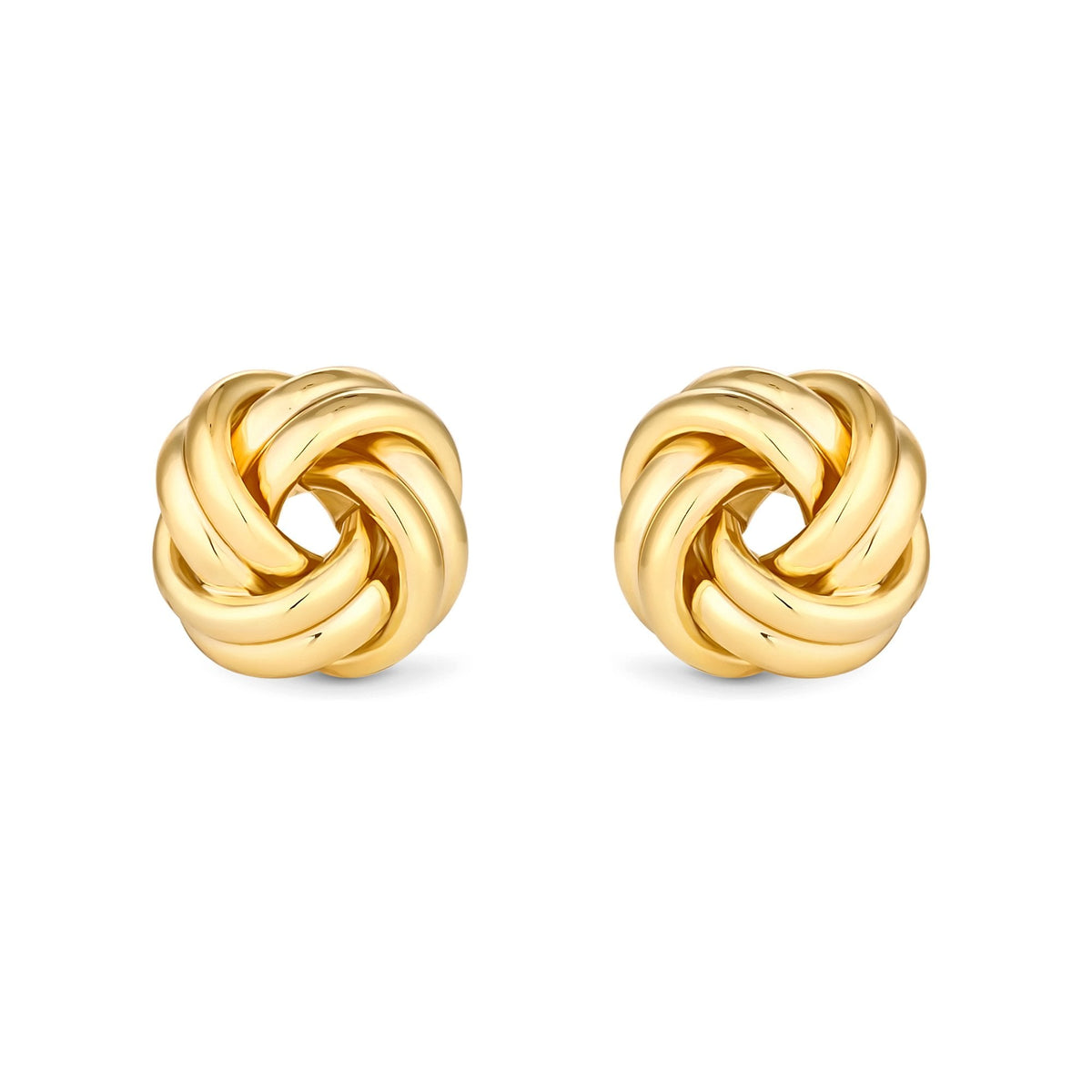 Jon Richard Gold Plated Knot Stud Earrings