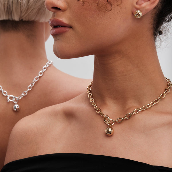 Jon Richard Gold Plated Knot Stud Earrings