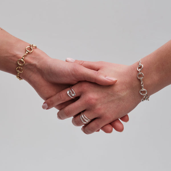 Jon Richard Silver Plated Snaffle Bracelet