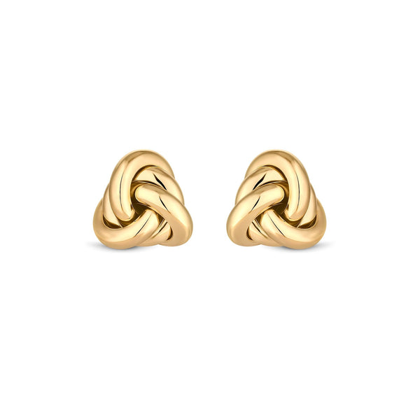 Jon Richard Vintage Inspired Gold Plated Knot Stud Earrings