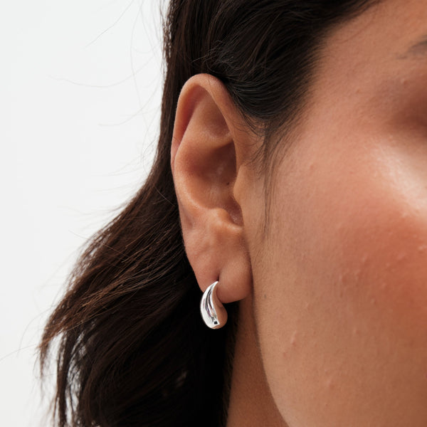 Simply Silver Sterling Silver 925 Polished Small Teardrop Earrings