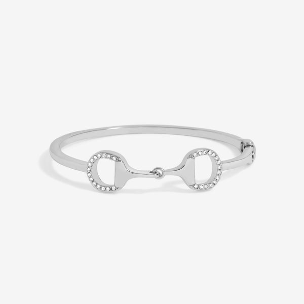Jon Richard Silver Plated Snaffle Bangle
