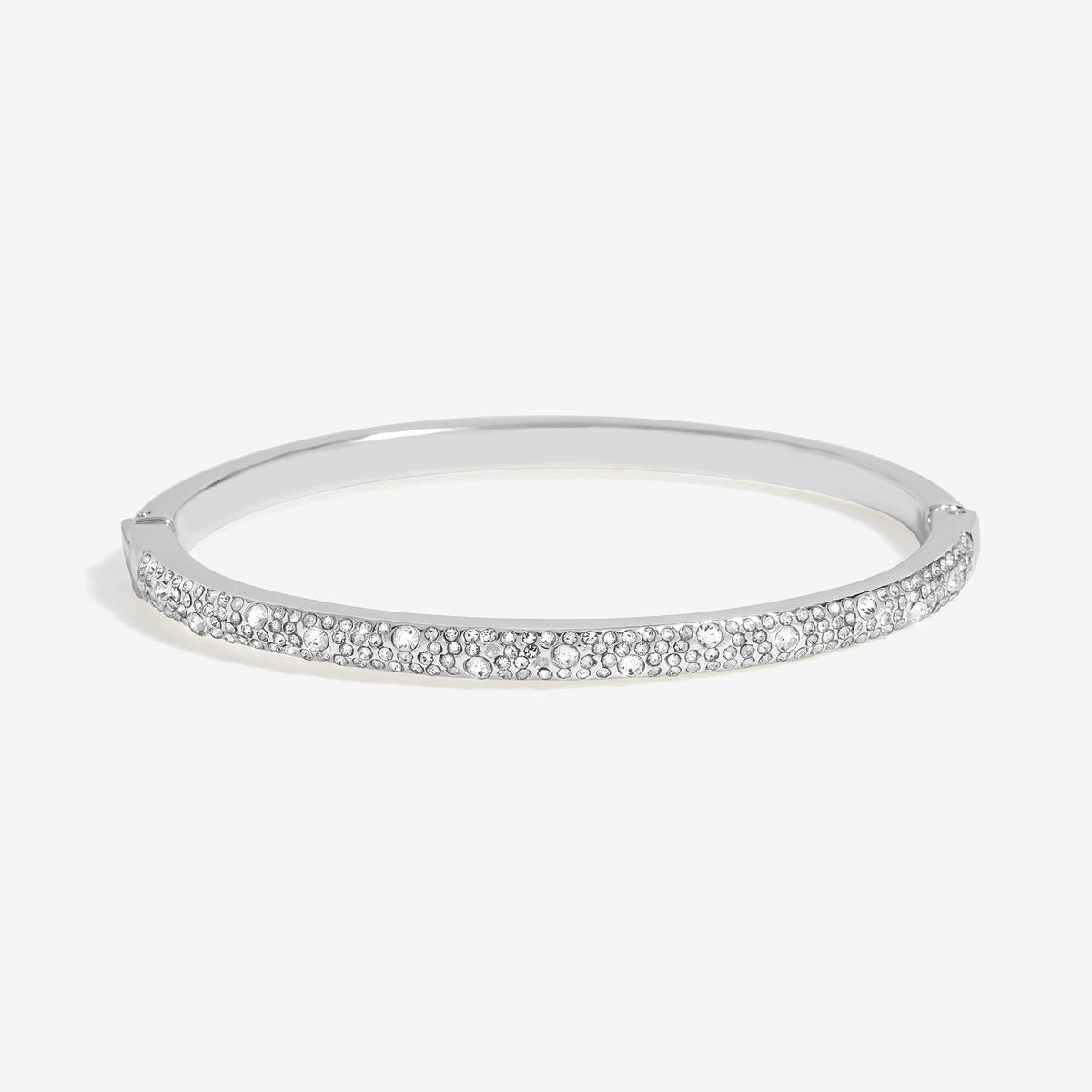 Jon Richard Silver Plated Pave Bangle