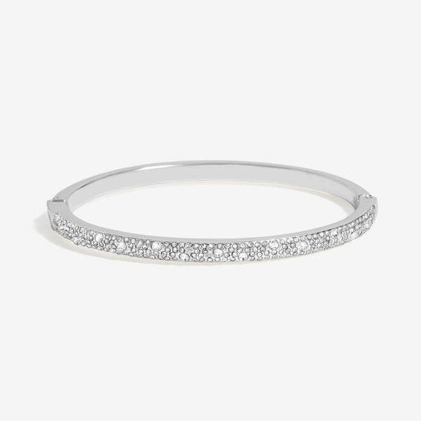 Jon Richard Silver Plated Pave Bangle