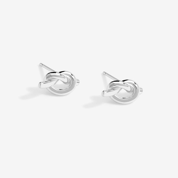 Simply Silver Sterling Silver 925 Polished Knotted Stud Earrings