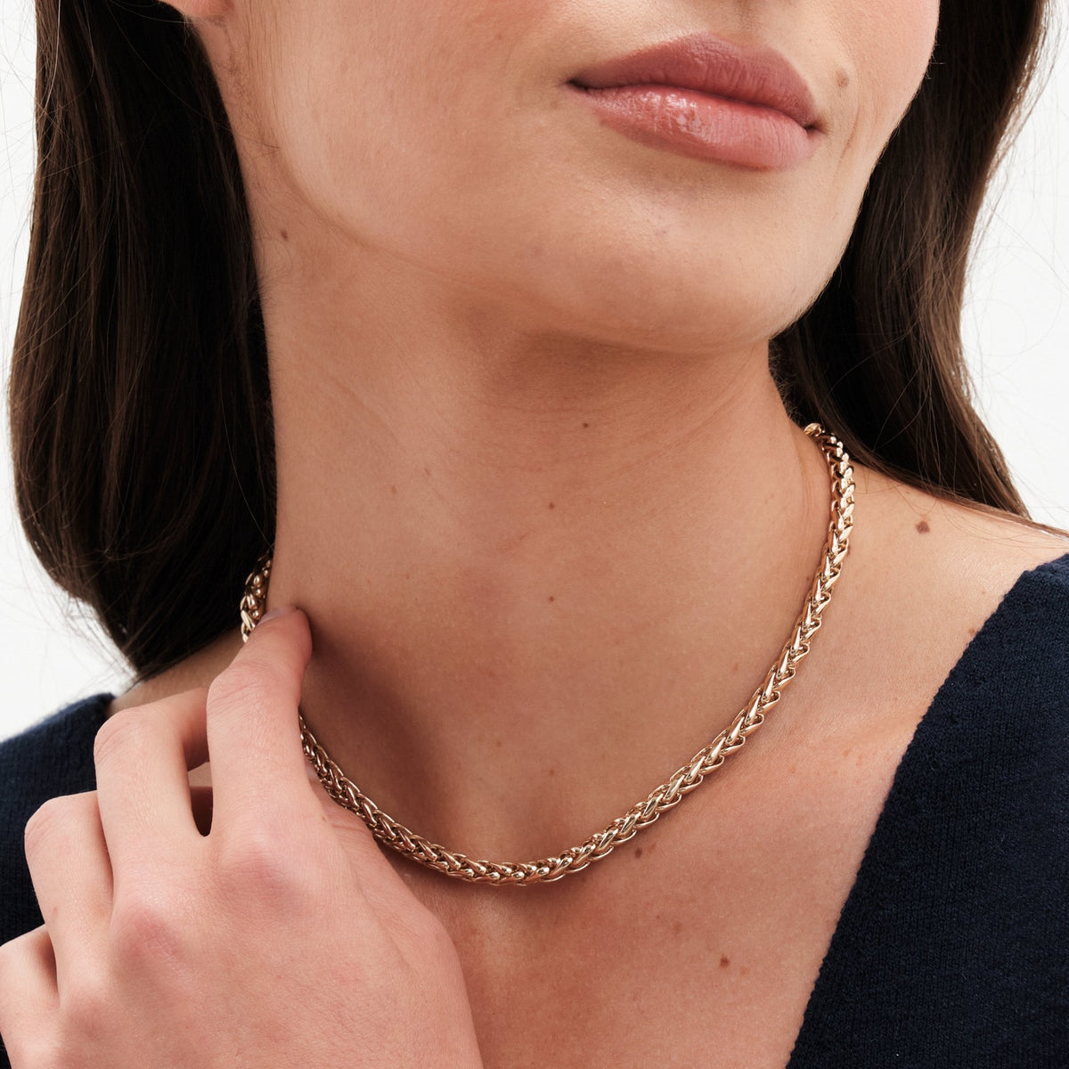 Jon Richard Gold Plated Entwined Chain Necklace