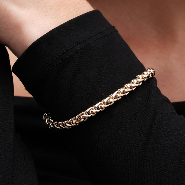 Jon Richard Gold Plated Entwined Chain Bracelet