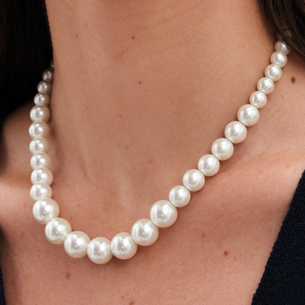 Jon Richard Graduated Pearl Necklace