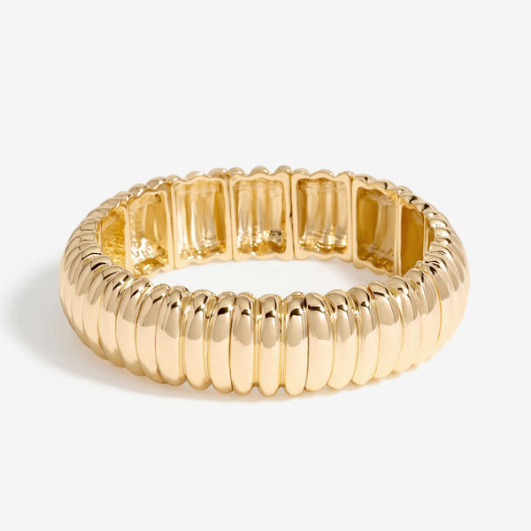 Mood Gold Plated Bubble Stretch Bracelet