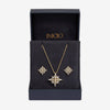 Inicio Gold Plated Cubic Zirconia Star Set - Gift Box