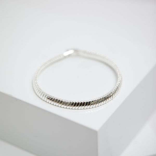 Jon Richard Silver Plated Omega Chain Bracelet