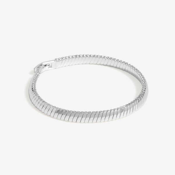 Jon Richard Silver Plated Omega Chain Bracelet