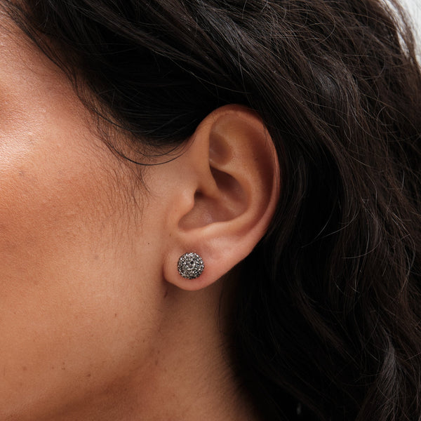 Mood Two Tone Ball Stud Earrings - Pack of 3