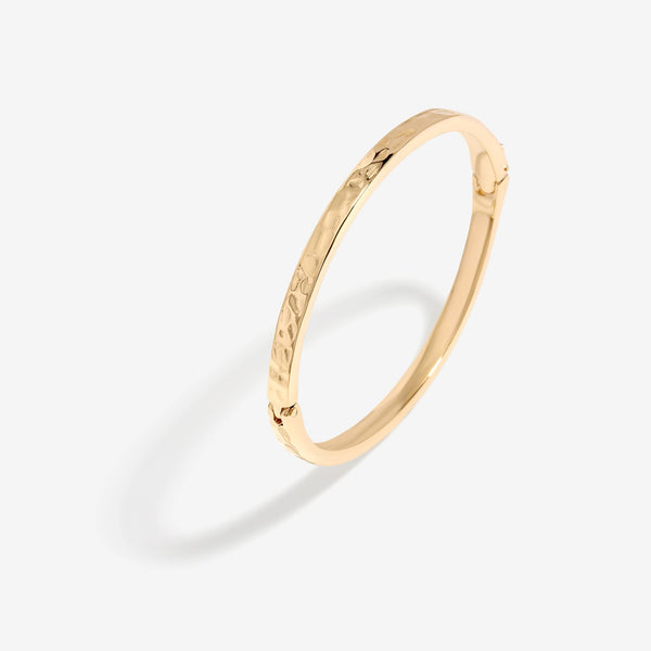Jon Richard Gold Plated Polished Molten Bangle