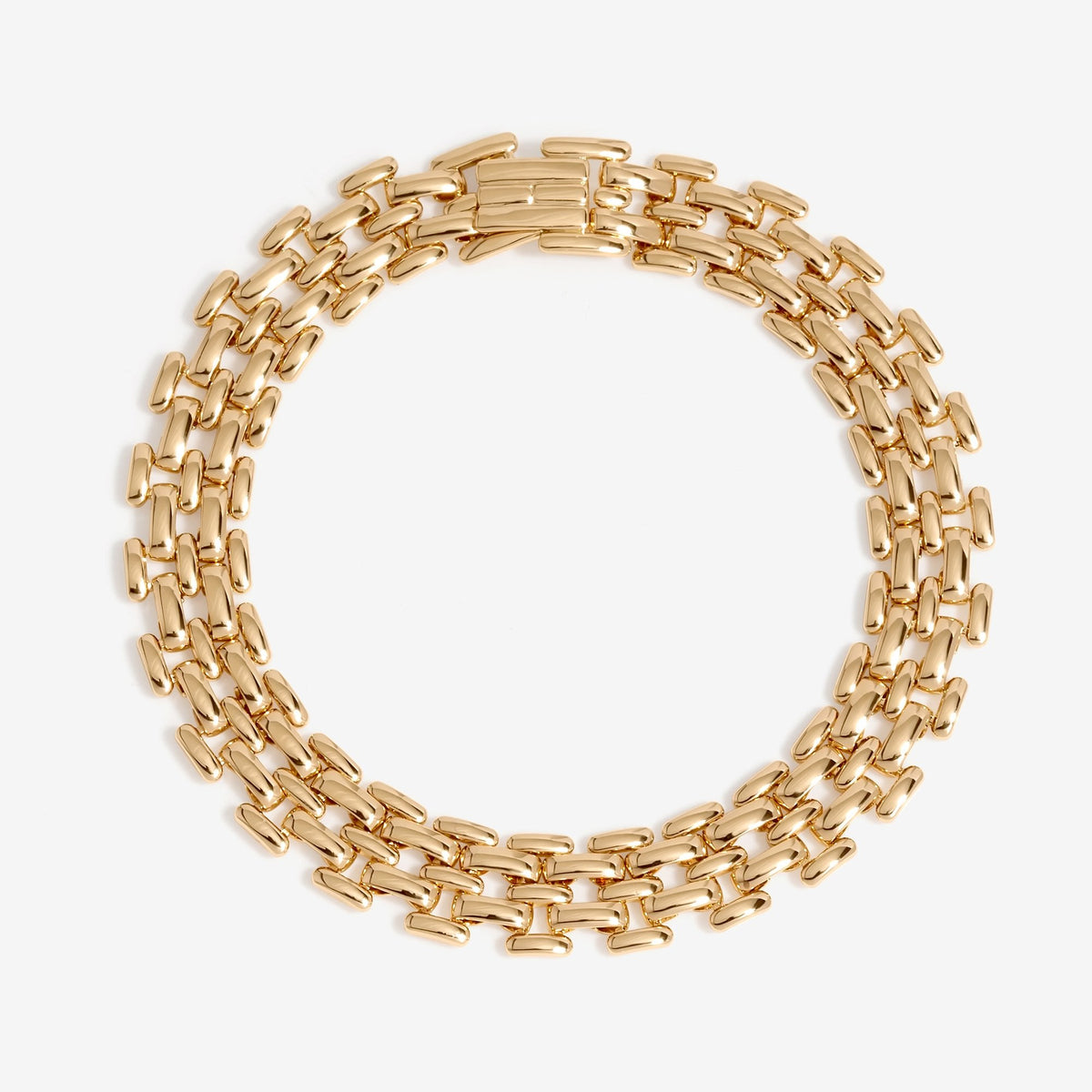 Jon Richard Gold Plated Gate Chain Bracelet