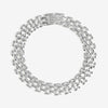 Jon Richard Silver Plated Gate Chain Bracelet