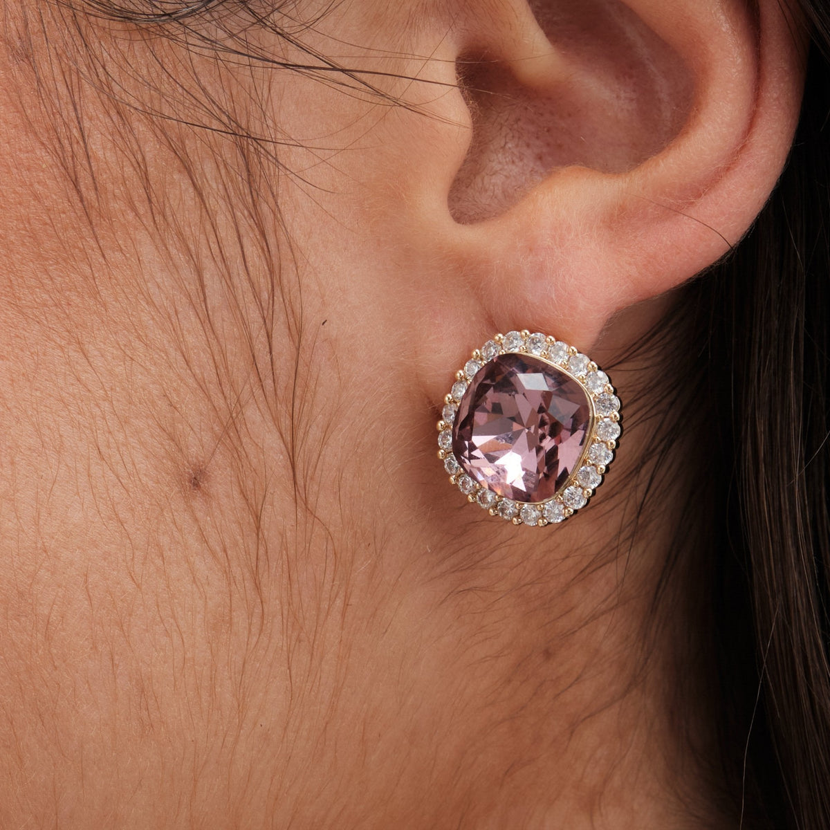Jon Richard Gold Plated Semi Precious Drop Earrings