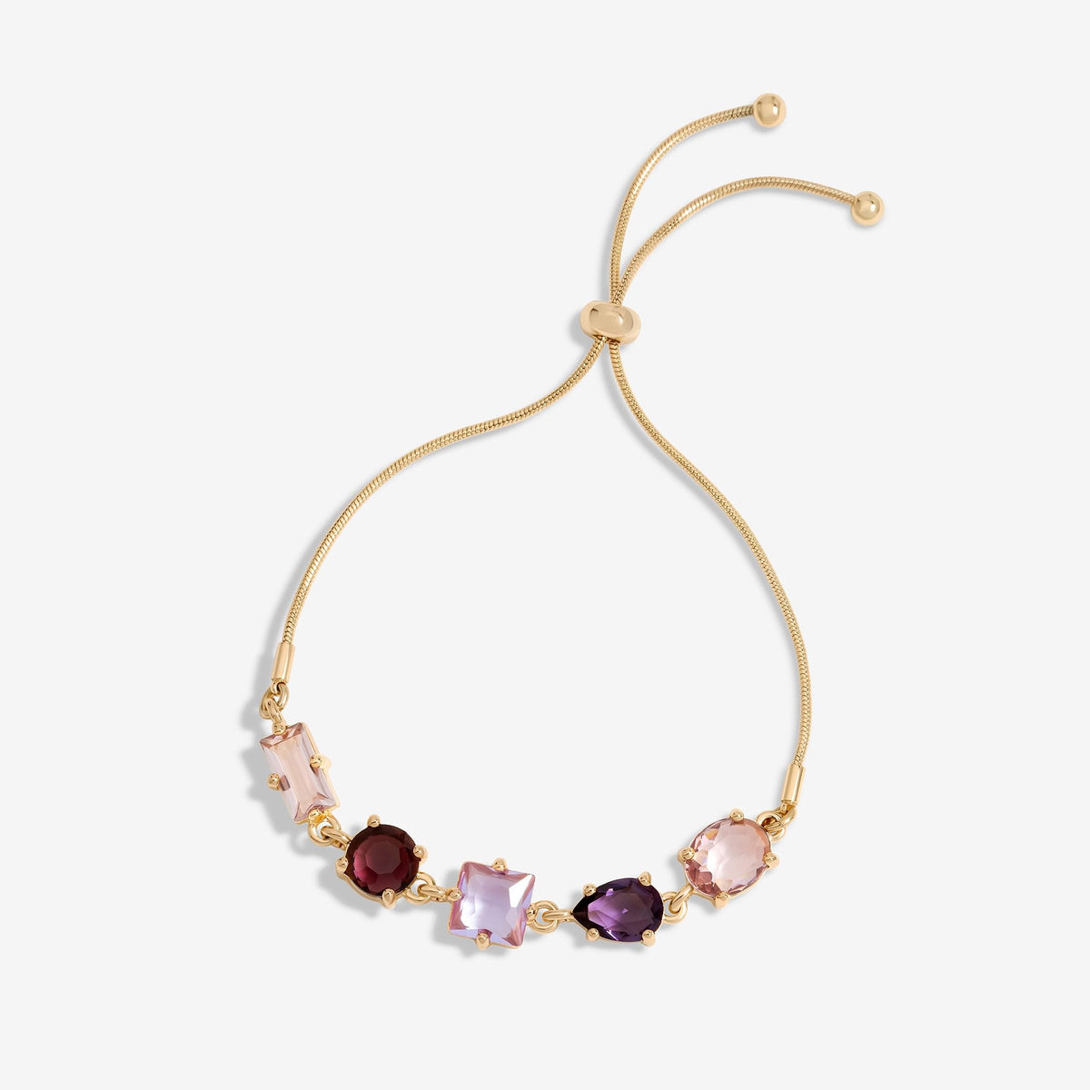 Mood Gold Purple Toggle Bracelet