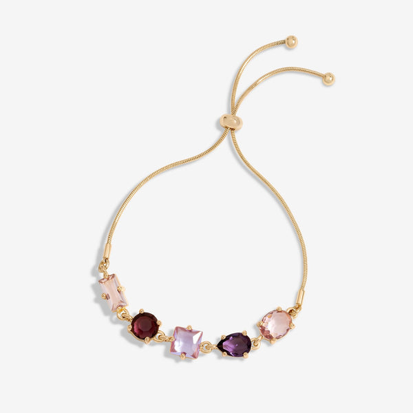 Mood Gold Purple Toggle Bracelet