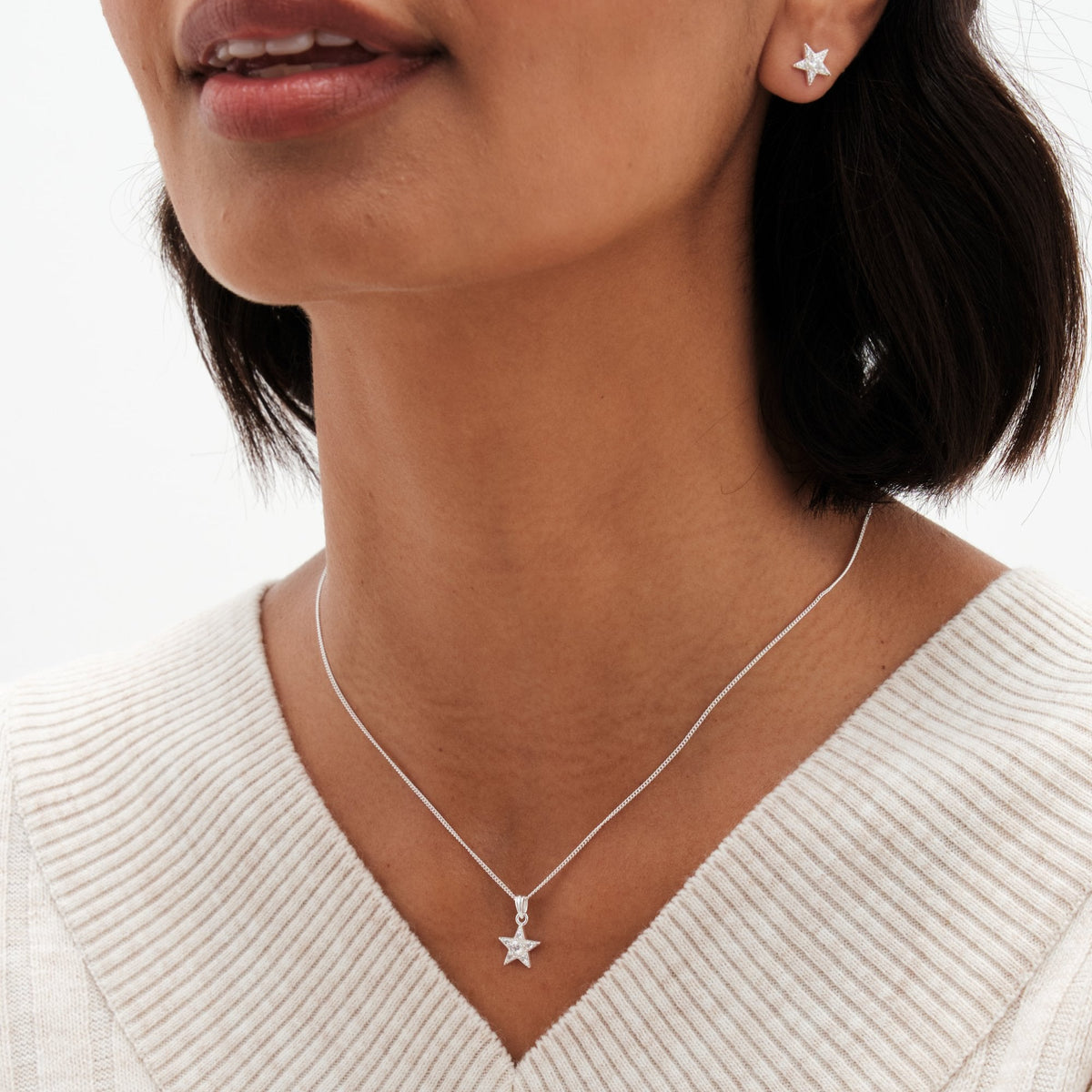 Simply Silver Sterling Silver 925 Celestial Set - Gift Boxed