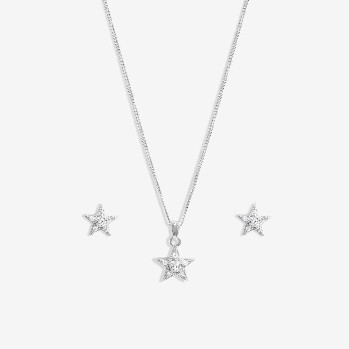 Simply Silver Sterling Silver 925 Celestial Set - Gift Boxed