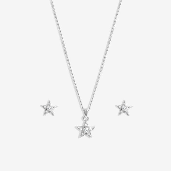 Simply Silver Sterling Silver 925 Celestial Set - Gift Boxed