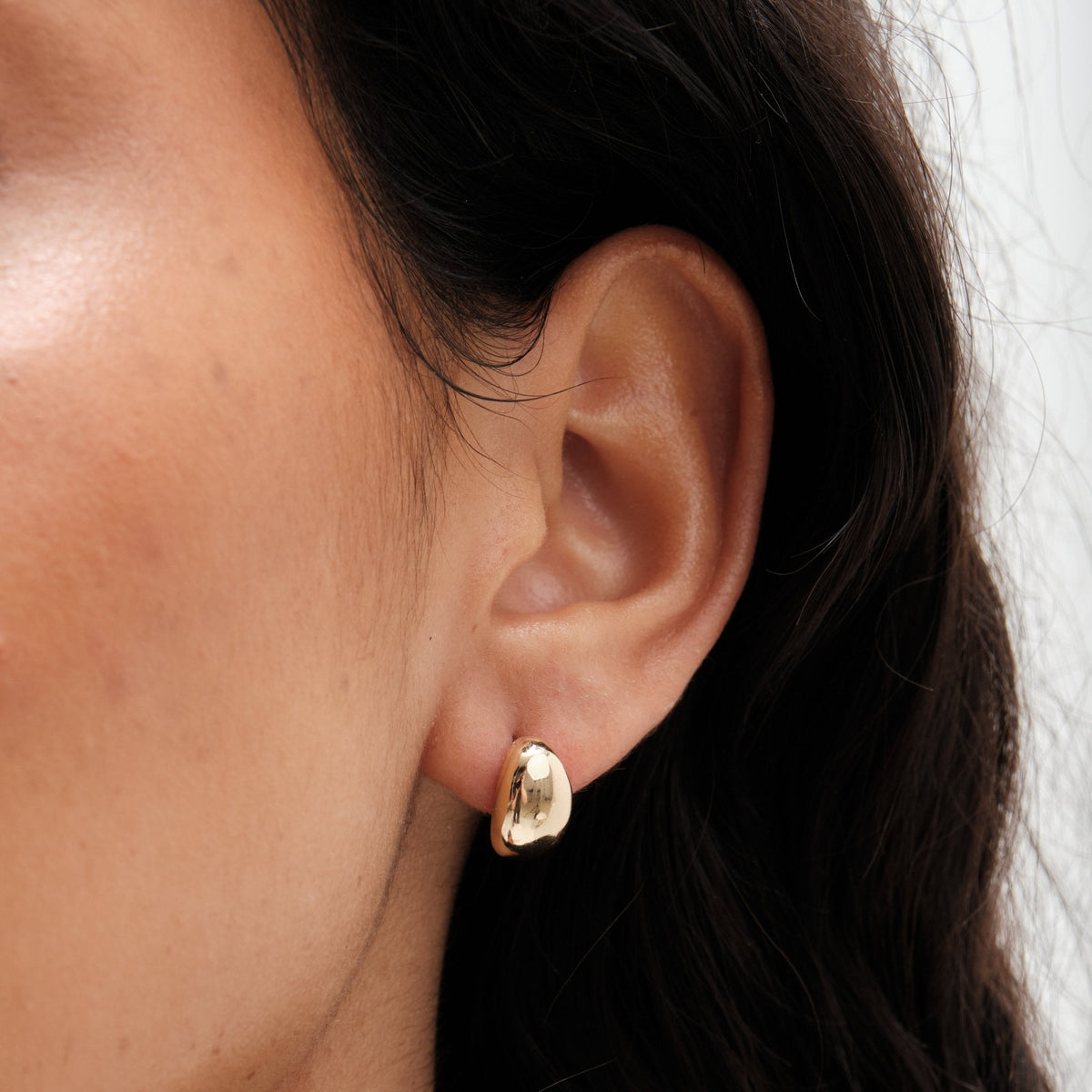 Mood Gold Back Enamel Mixed Hoop Earrings - Pack Of 3