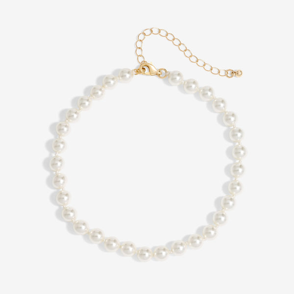 Jon Richard 8mm Pearl Choker Necklace