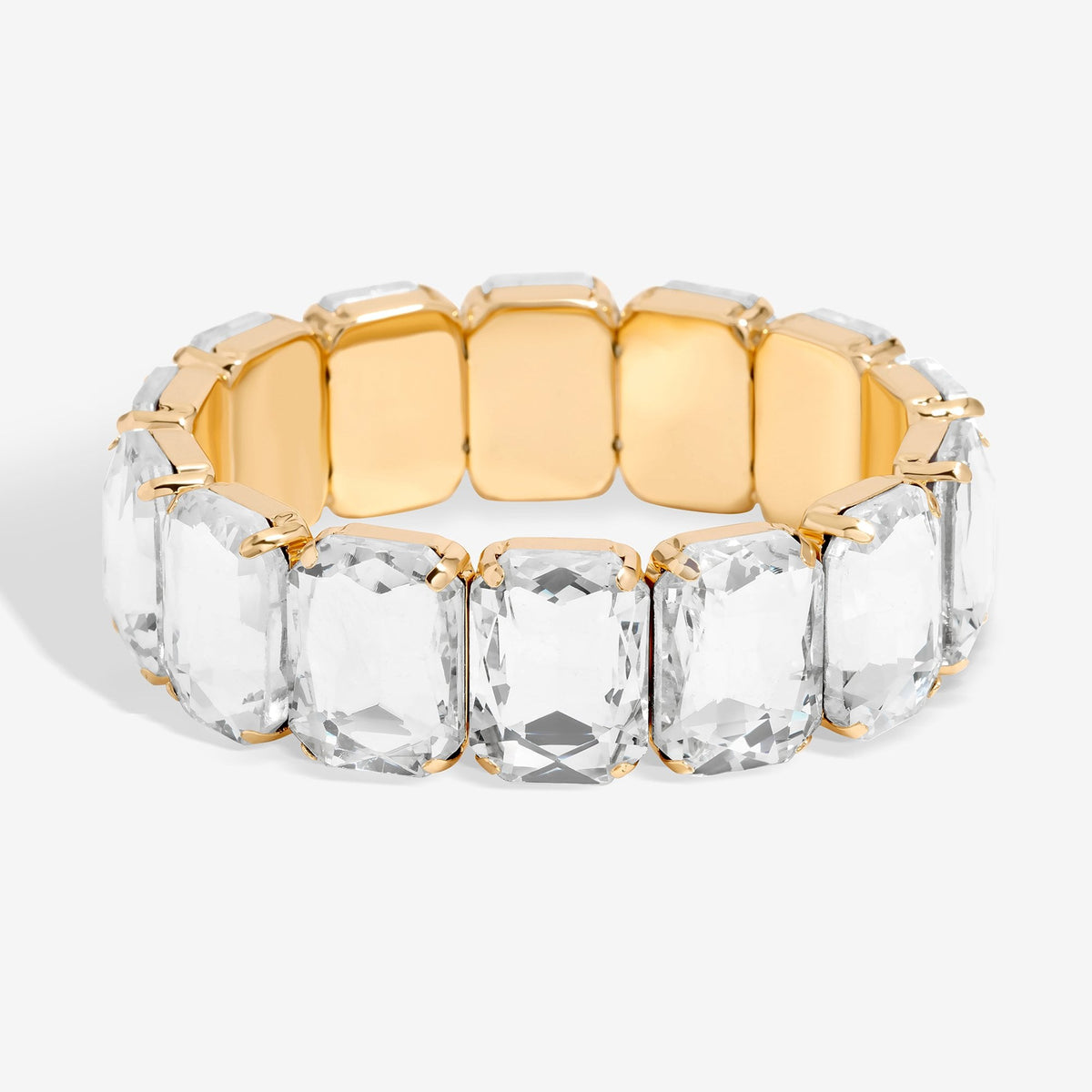 Mood Gold Crystal Stone Stretch Bracelet