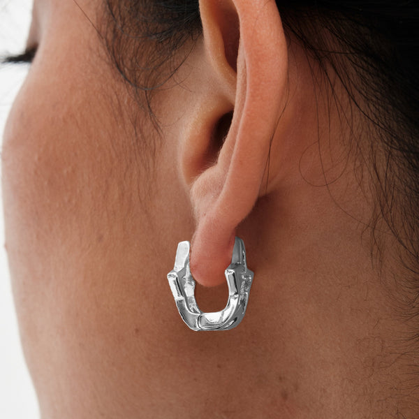 Mood Silver Crystal Celestial Stud And Hoop Earrings - Pack Of 3