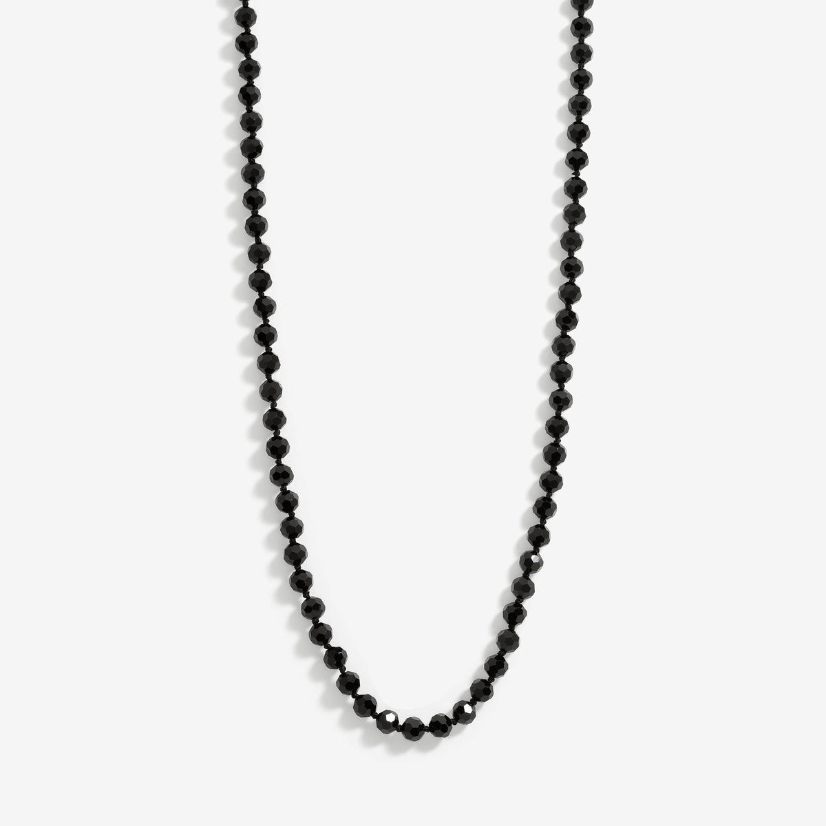 Jon Richard Jet Bead Wrap Around Necklace