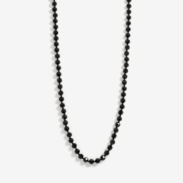 Jon Richard Jet Bead Wrap Around Necklace