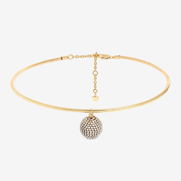 Mood Crystal Statement Ball Necklace