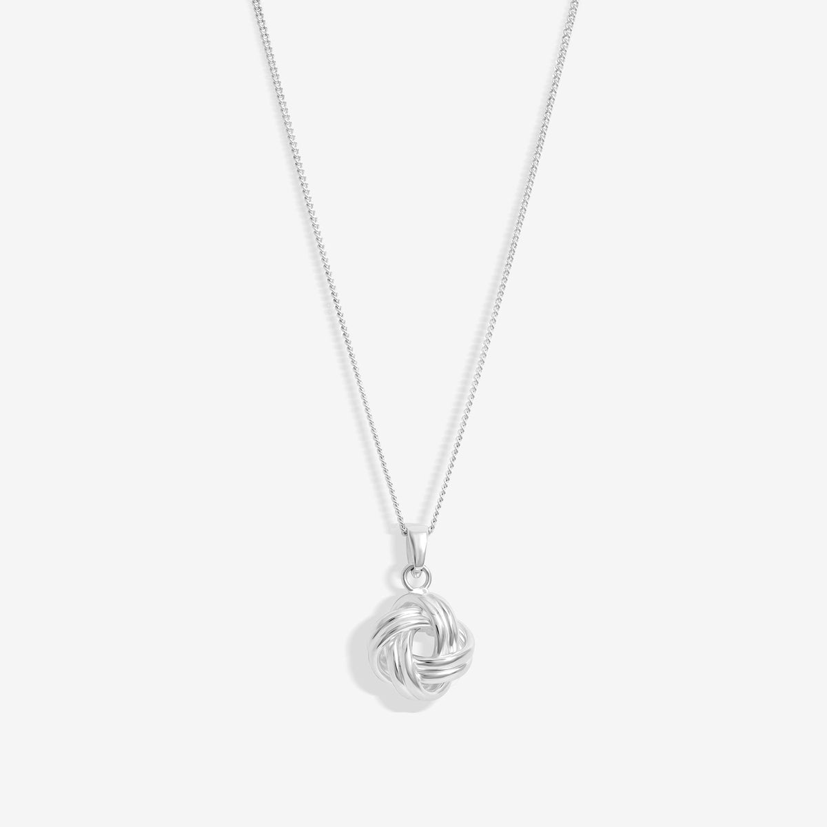Simply Silver Sterling Silver 925 Polished Knotted Pendant