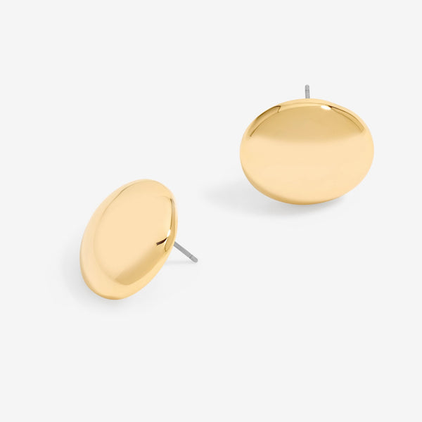 Jon Richard Gold Plated Dome Earrings