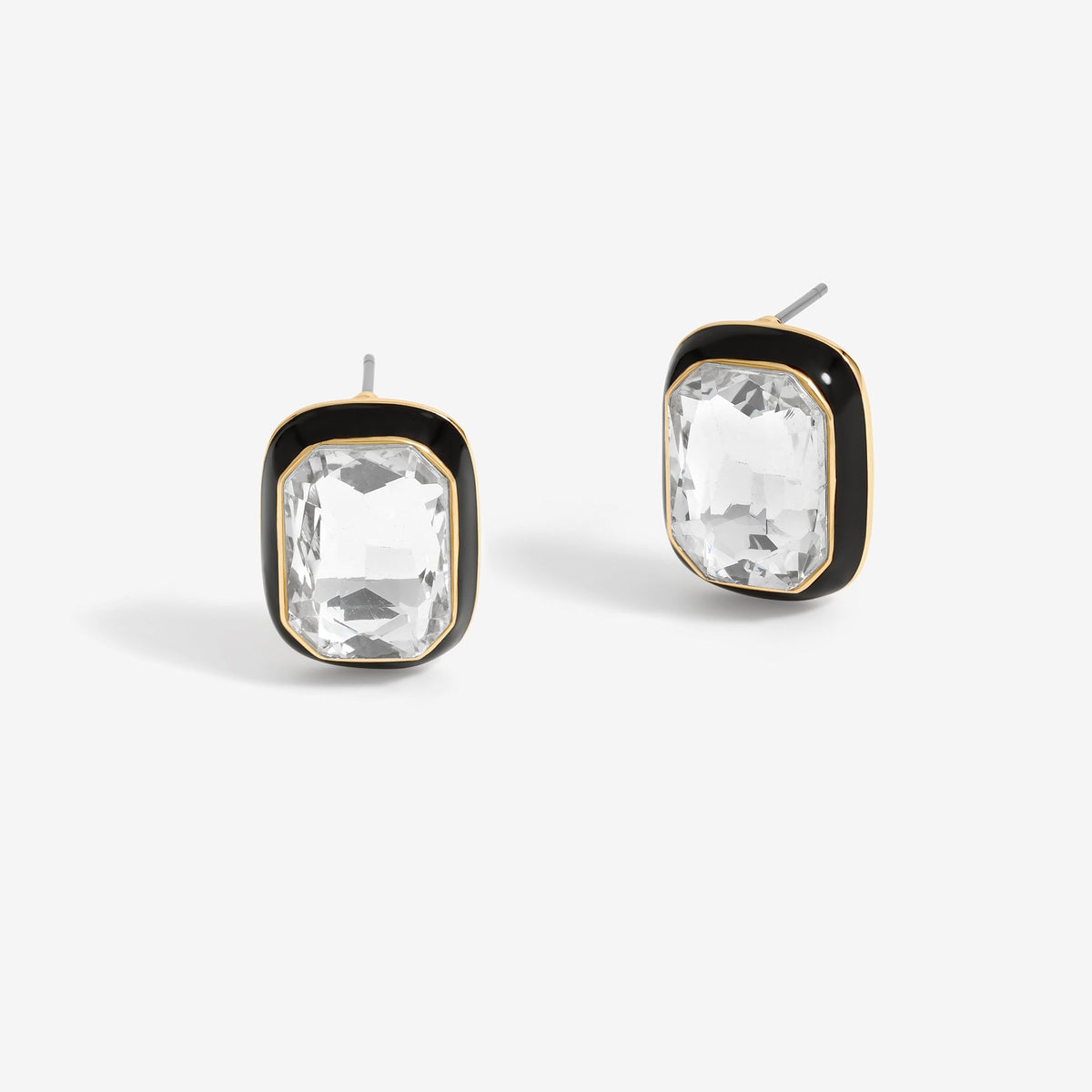Jon Richard Crystal And Enamel Statement Earrings