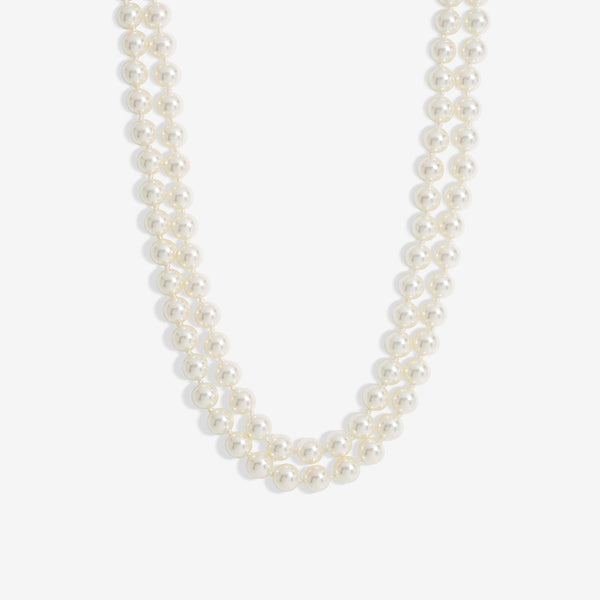 Jon Richard Gold Plated Double Row Pearl Choker Necklace