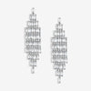 Jon Richard Jet Plated Statement Drop Earrings