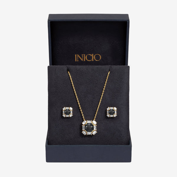 Inicio Gold Plated And Jet Set - Gift Box
