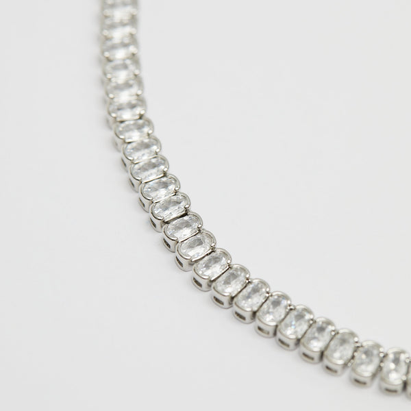 Jon Richard Rhodium Plated Cubic Zirconia Zirconia Allway